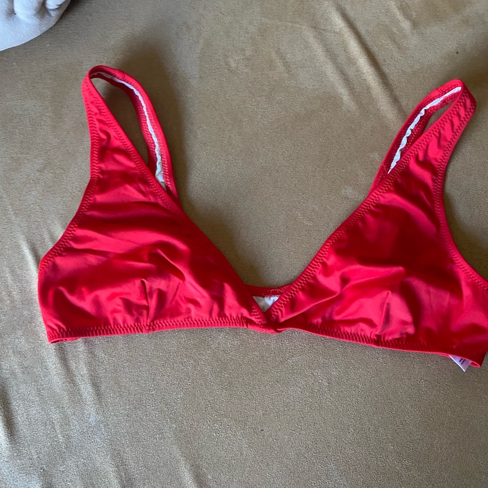 SOLID & STRIPED bikini top M